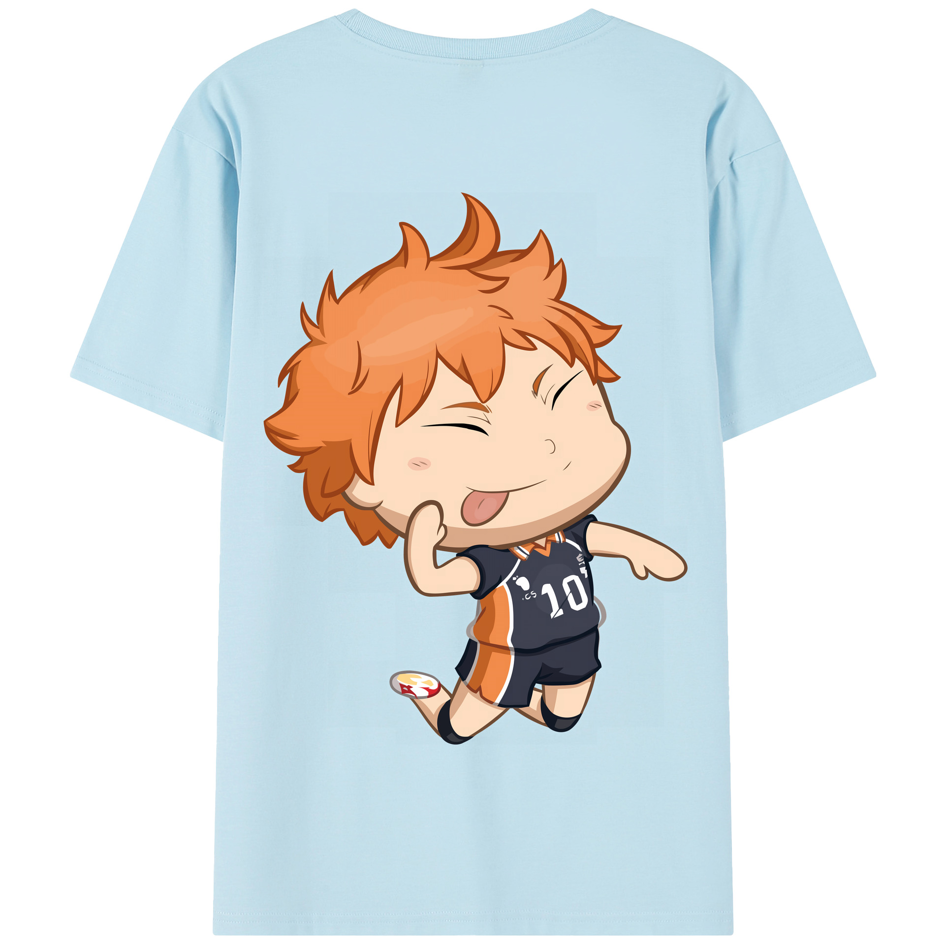（画像用） ハイキュー!! Haikyu!! 綿100％半袖Tシャツ（背面プリント）